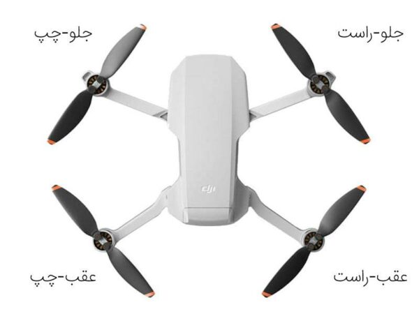 بازو و موتور مینی ۲ | DJI MINI 2 / Mini se / Mini 4k Motor Arm - Image 2
