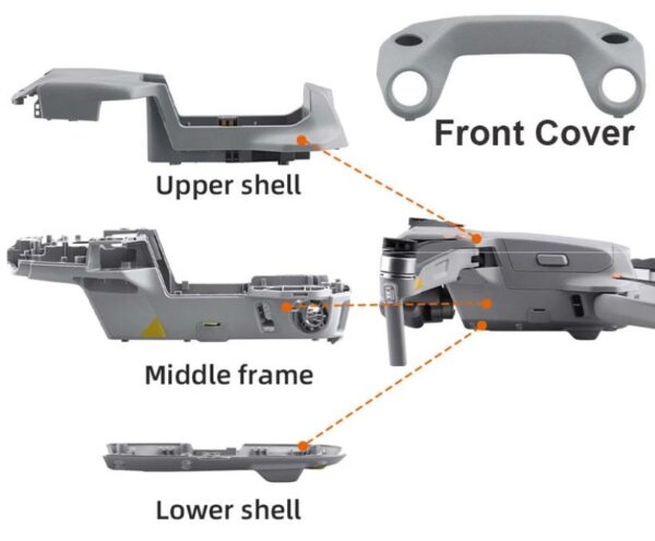 پوسته شل ایر 2 اس | Body Shell Parts for Mavic Air 2S